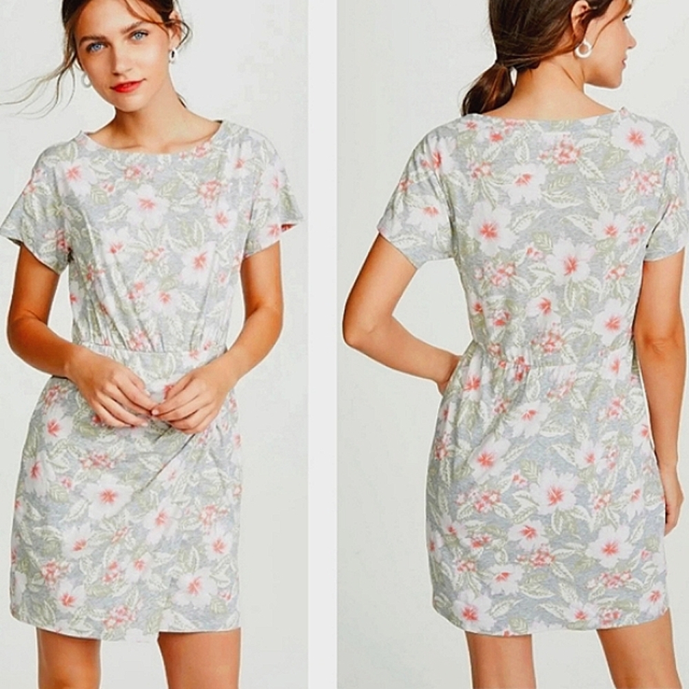NEW w/tag Rebecca Taylor Kamea Flpral Cotton Jersey Dress Women's Size XL NWT